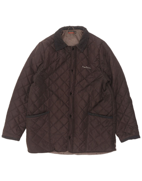 Pierre Cardin Veste matelassée pour homme UK 44 2XL Marron Polyester