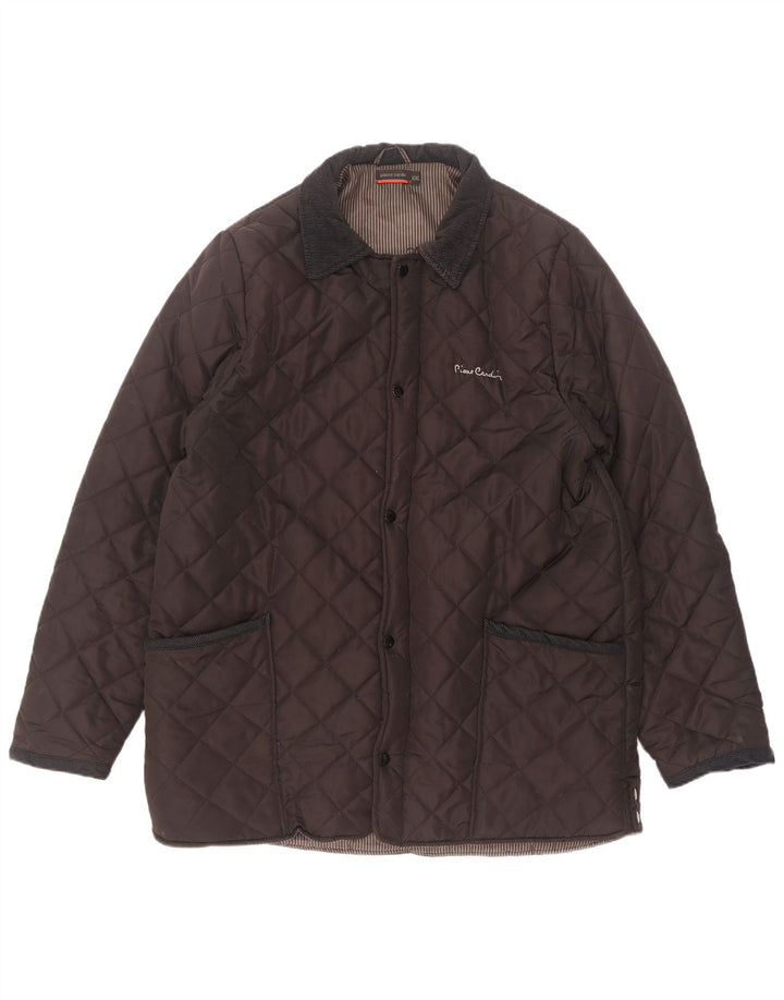 Pierre Cardin Veste matelassée pour homme UK 44 2XL Marron Polyester