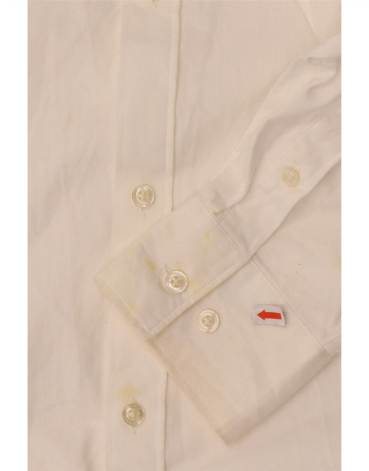 French Connection Chemise Homme Large Blanc Coton