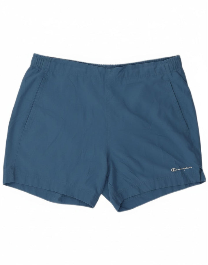 Champion Short de bain homme grand bleu polyester