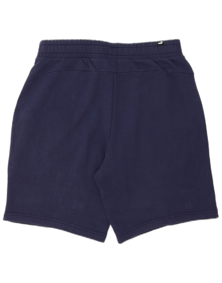 PUMA Short de sport graphique pour hommes, grand, bleu marine
