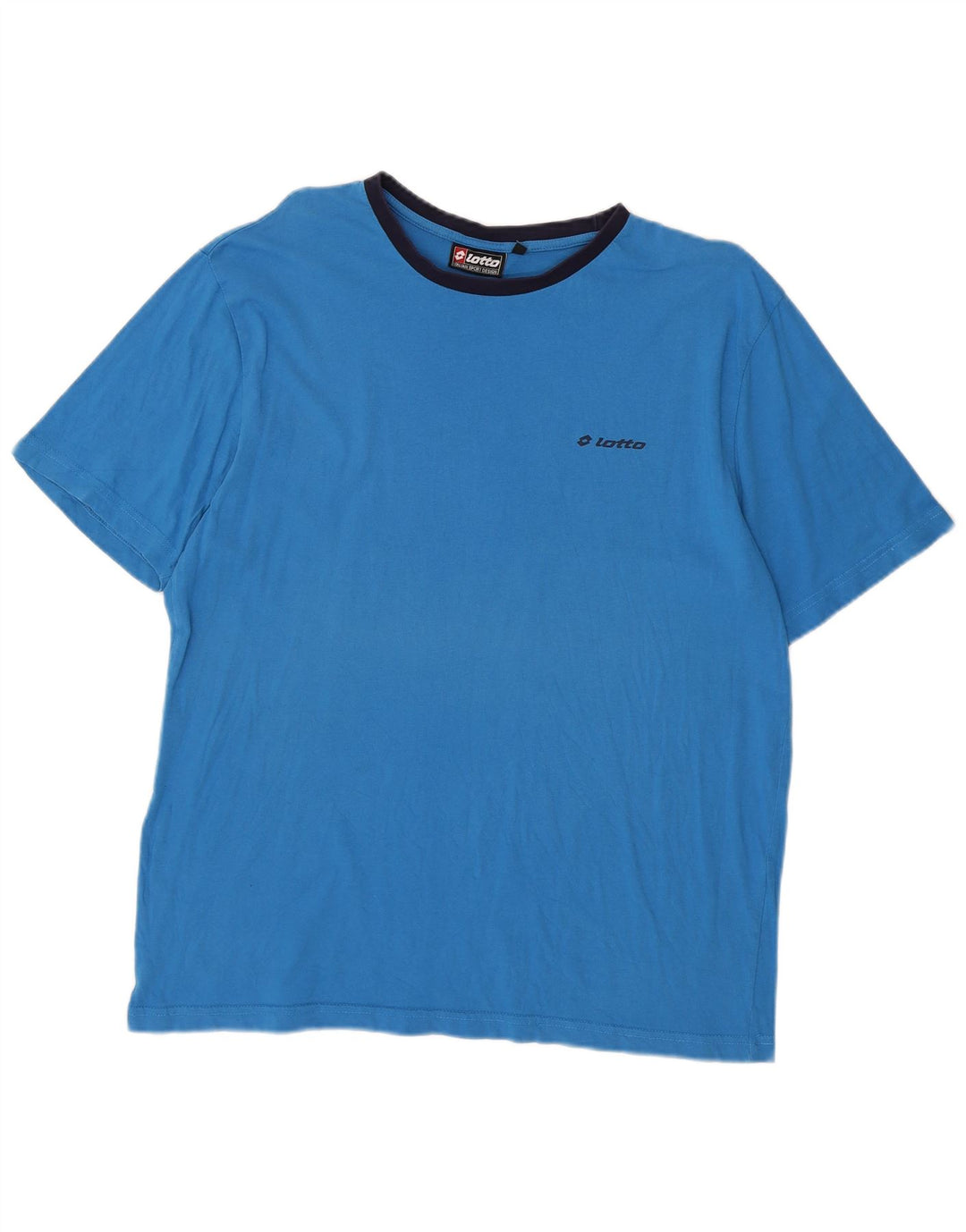 LOTTO T-Shirt Homme Haut Large Bleu Coton