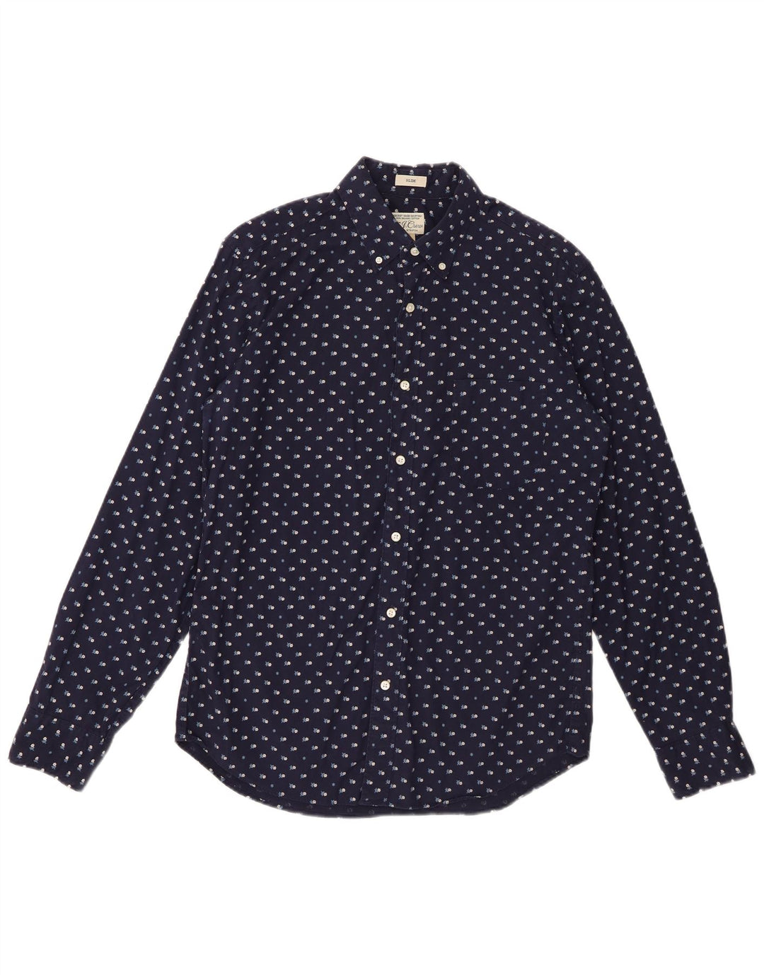 J. Crew Chemise Slim Homme Bleu Marine Moyen Coton Floral