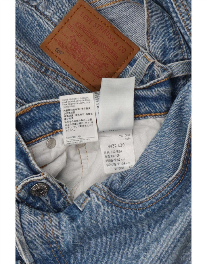 Levi's Jean Droit 501 Homme Bleu W32 L30 Coton