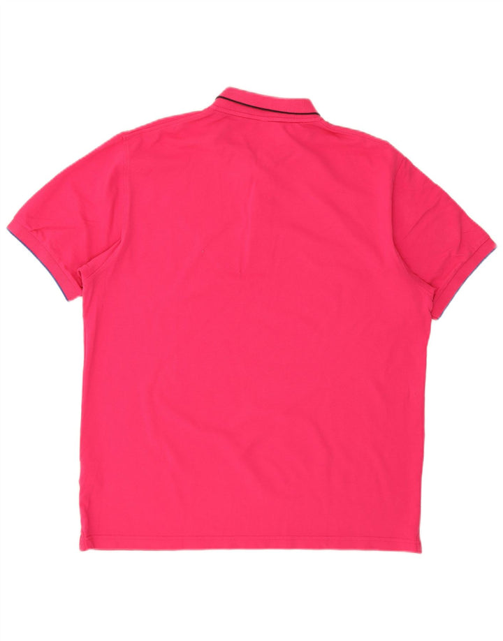 Sun68 Polo Homme 2XL Rose Coton