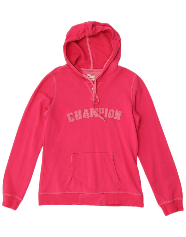 Champion Pull à capuche graphique Heritage Fit pour femme UK 14 Large Rose