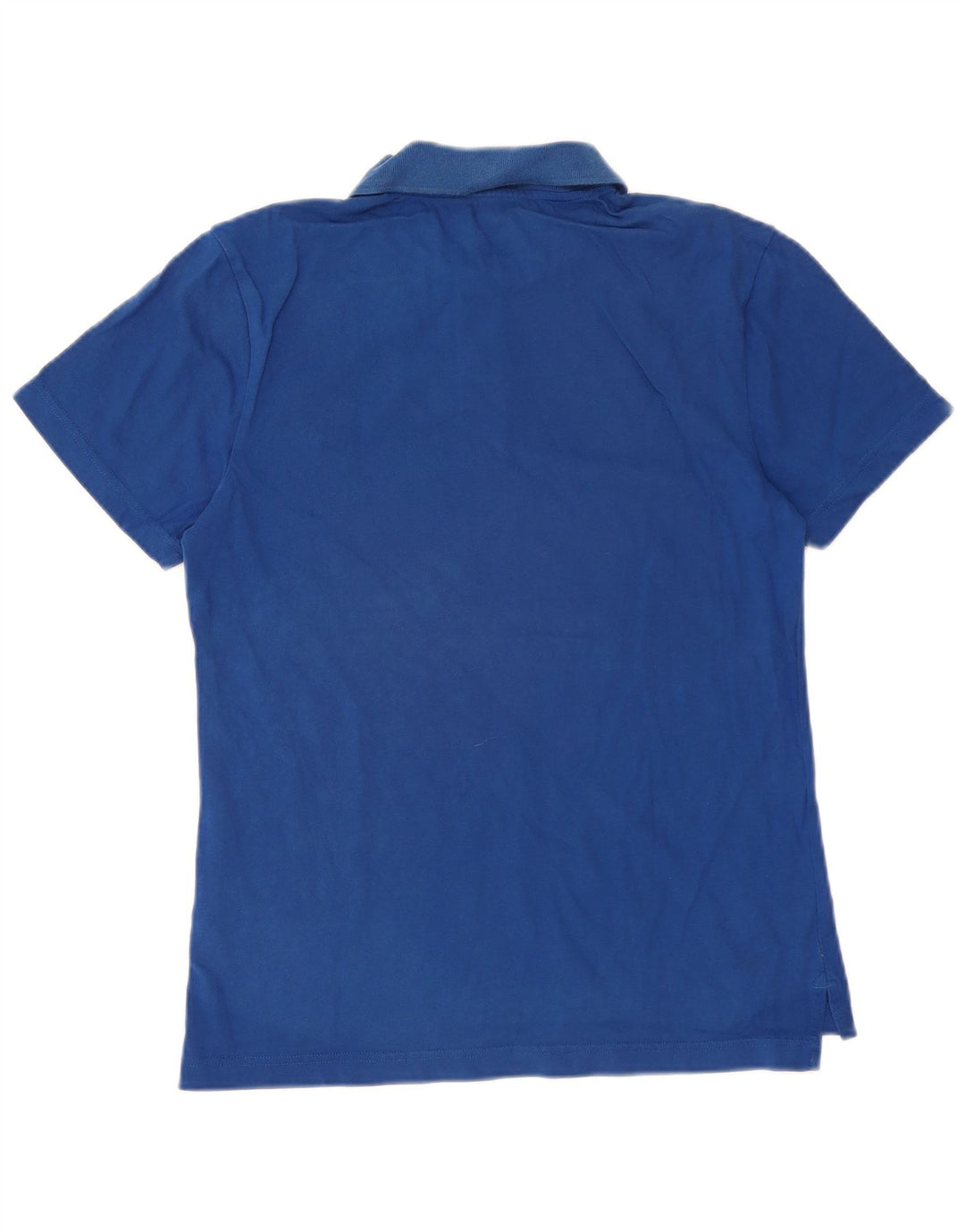 Polo Nike Homme UK 38/40 Bleu Moyen Coton