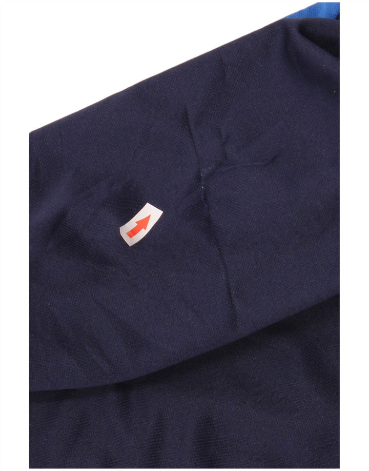 Kappa Veste de survêtement pour homme 2XL Bleu marine Colorblock Polyester