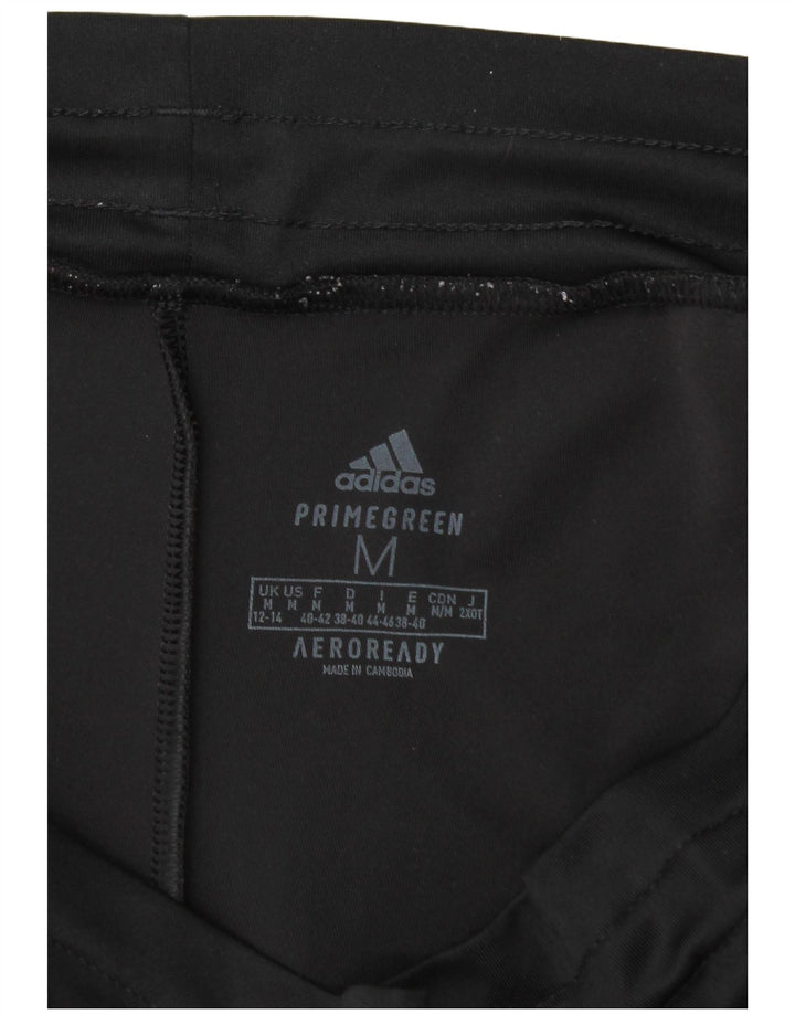 Adidas Pantalon de survêtement Aeroready pour femme UK 12/14 Noir moyen Polyester