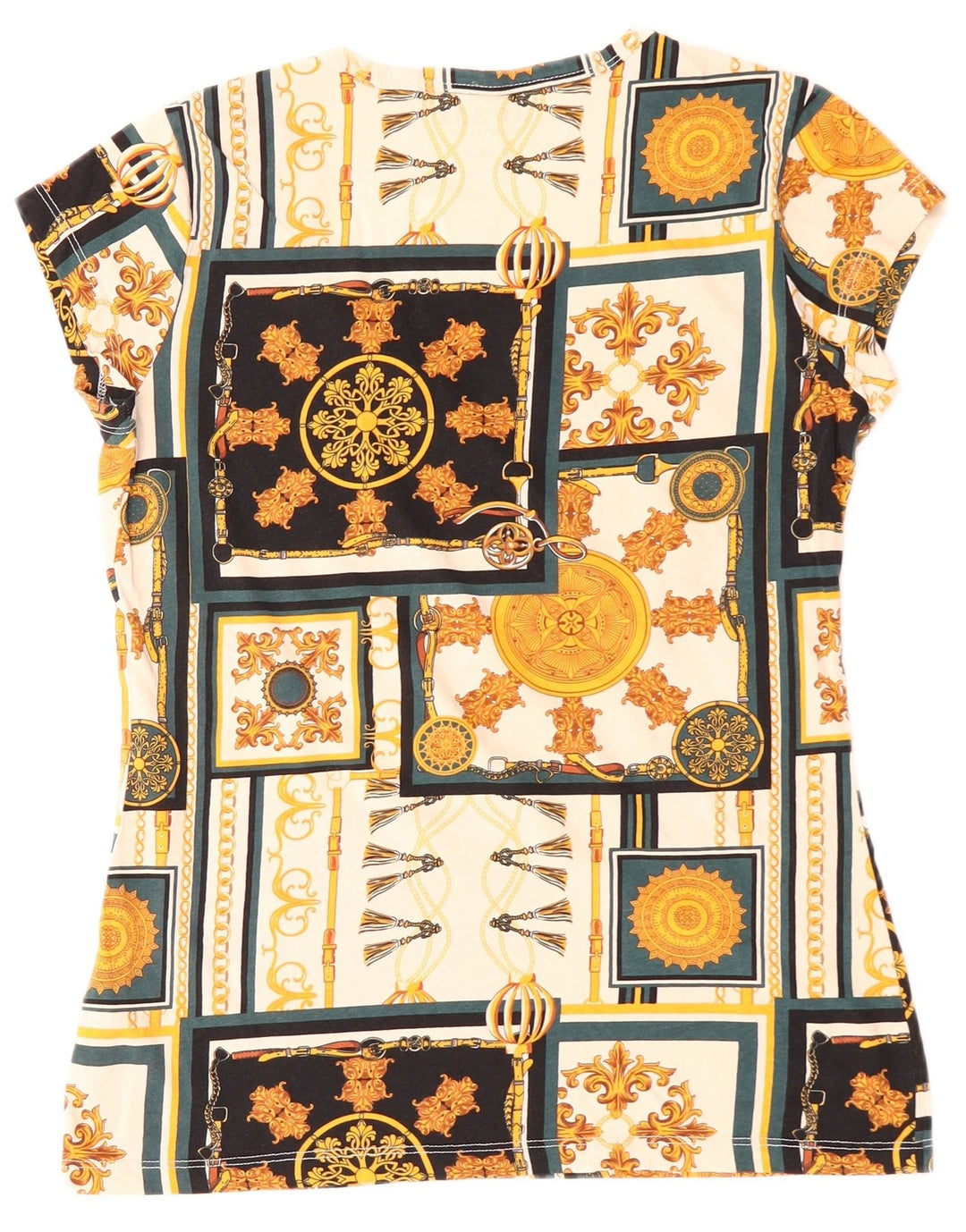 Guess T-Shirt Graphique Femme UK 12 Moyen Multicolore