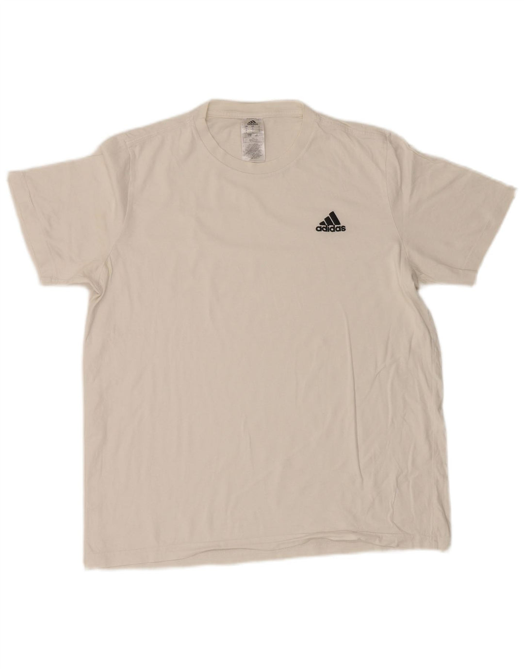 Adidas T-Shirt Homme Haut Grand Coton Blanc