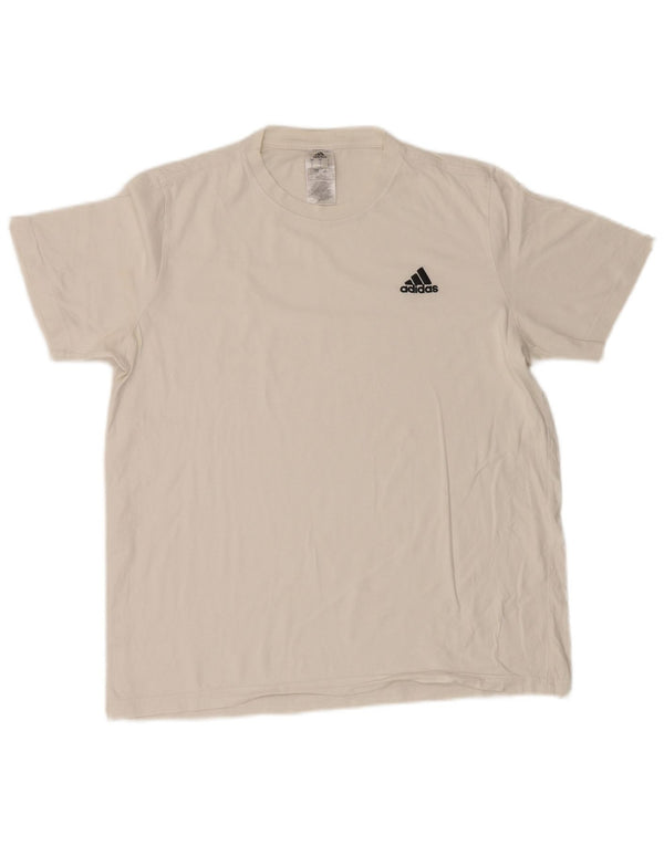 Adidas T-Shirt Homme Haut Grand Coton Blanc