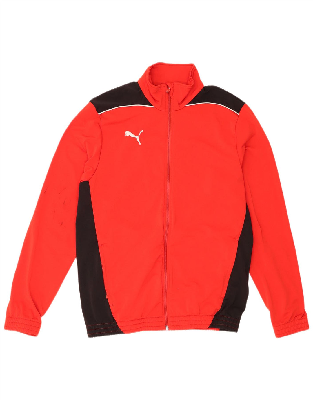 Puma Veste de Survêtement Graphic Homme Rouge Colorblock