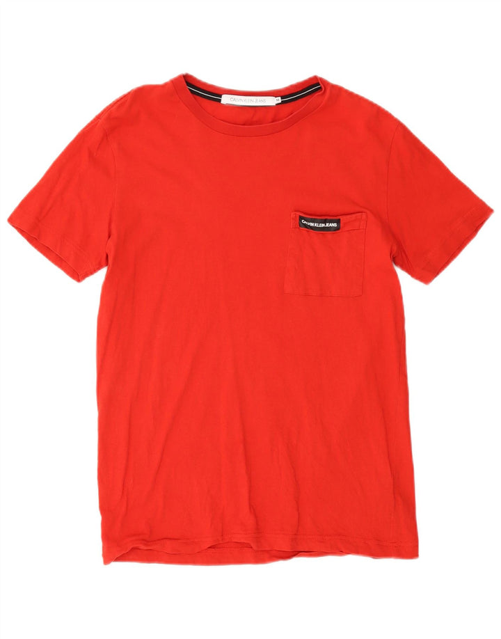 Calvin Klein Jeans T-Shirt Homme Rouge Moyen