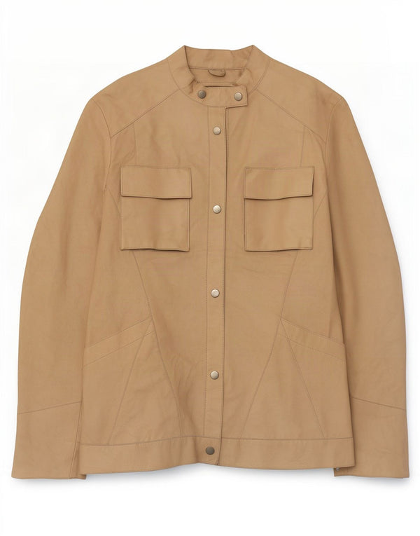 Conbipel Veste en Cuir Femme IT 48 XL Beige
