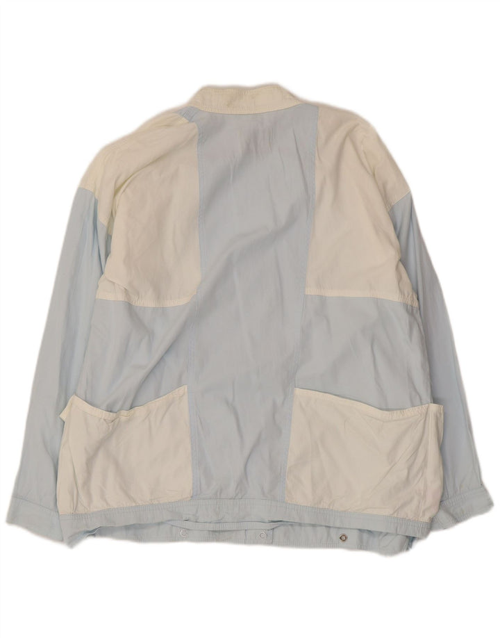 PENNY BLACK Veste utilitaire pour femme UK 14 Grand coton colorblock bleu