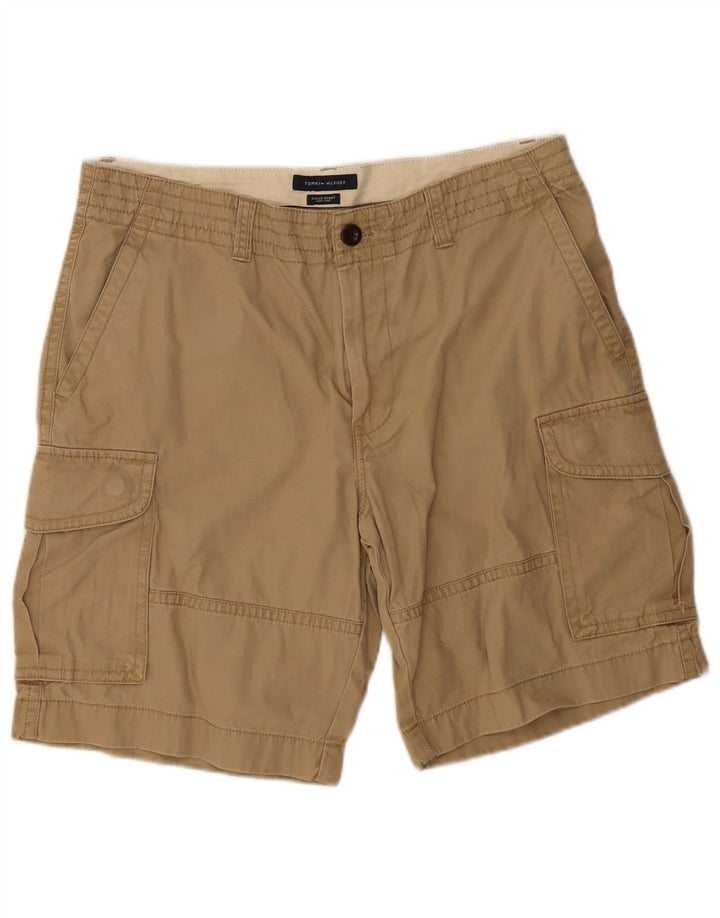 Tommy Hilfiger Short cargo pour homme W36 Grand coton beige