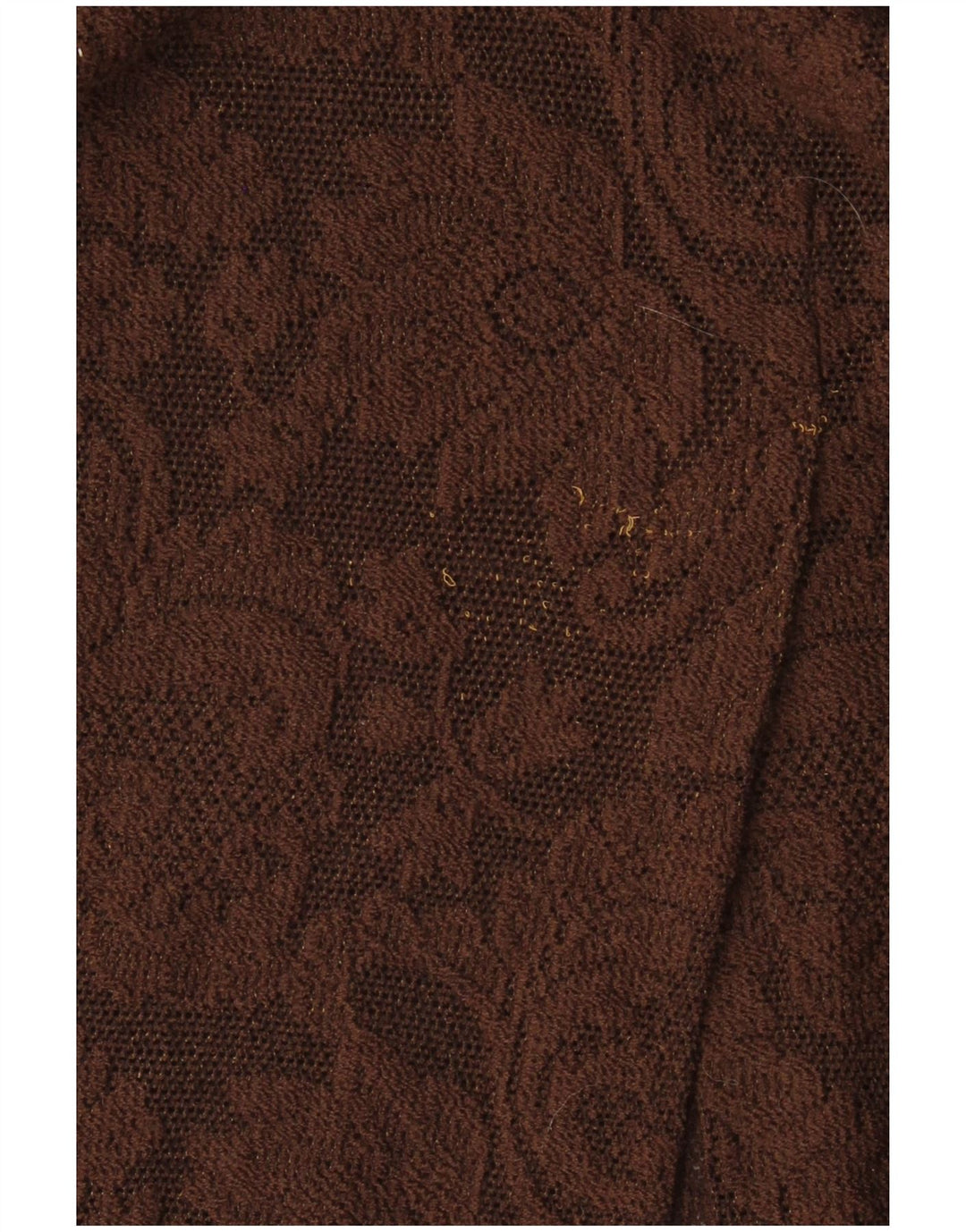 DOLCE & GABBANA Jupe longue en tricot pour femme W26 Petit motif floral marron