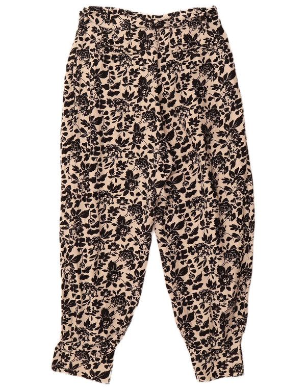 Ralph Lauren Womens High Waist Harem Trousers US 6 Medium W30 L26 Off White