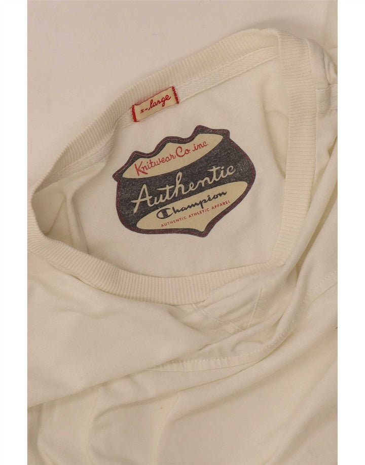 Champion T-Shirt Homme Top XL Blanc
