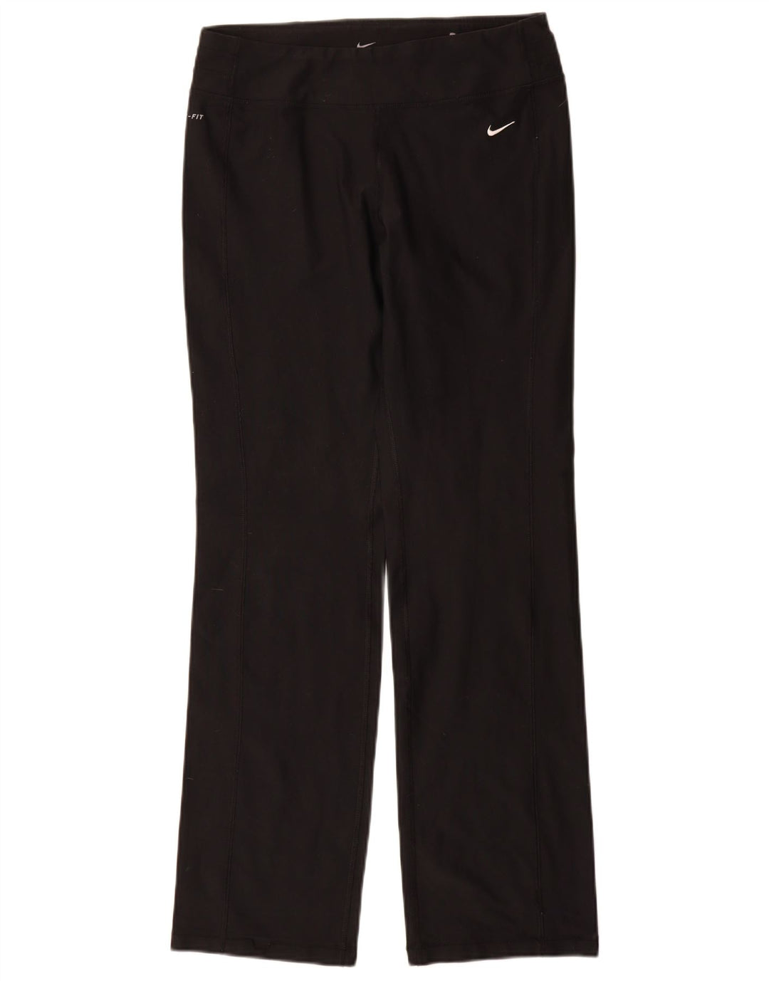 Pantalon de survêtement Nike Dri Fit pour femme UK 12 Polyester noir moyen