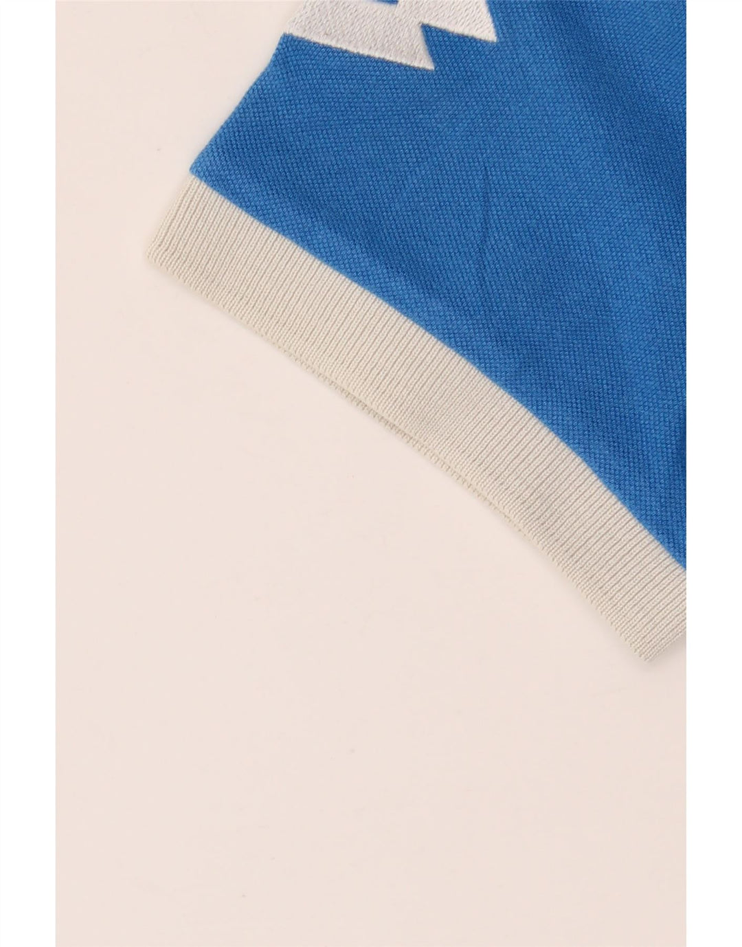 LOTTO Polo de rugby graphique Italia pour femme UK 14 Large Bleu Coton