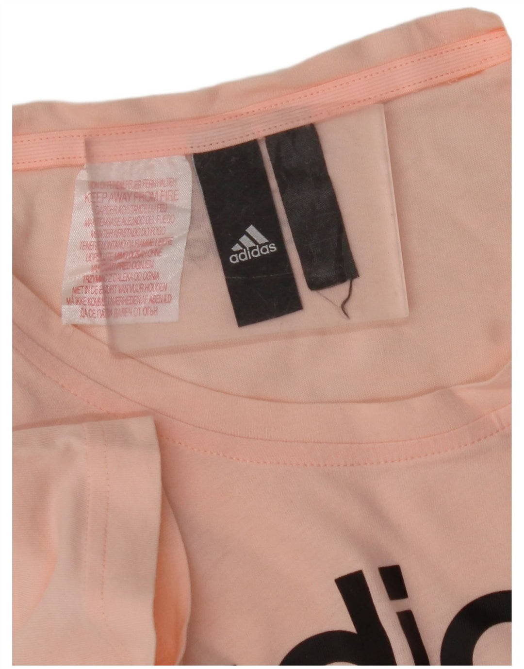 ADIDAS T-Shirt Graphique Fille 13-14 ans Rose