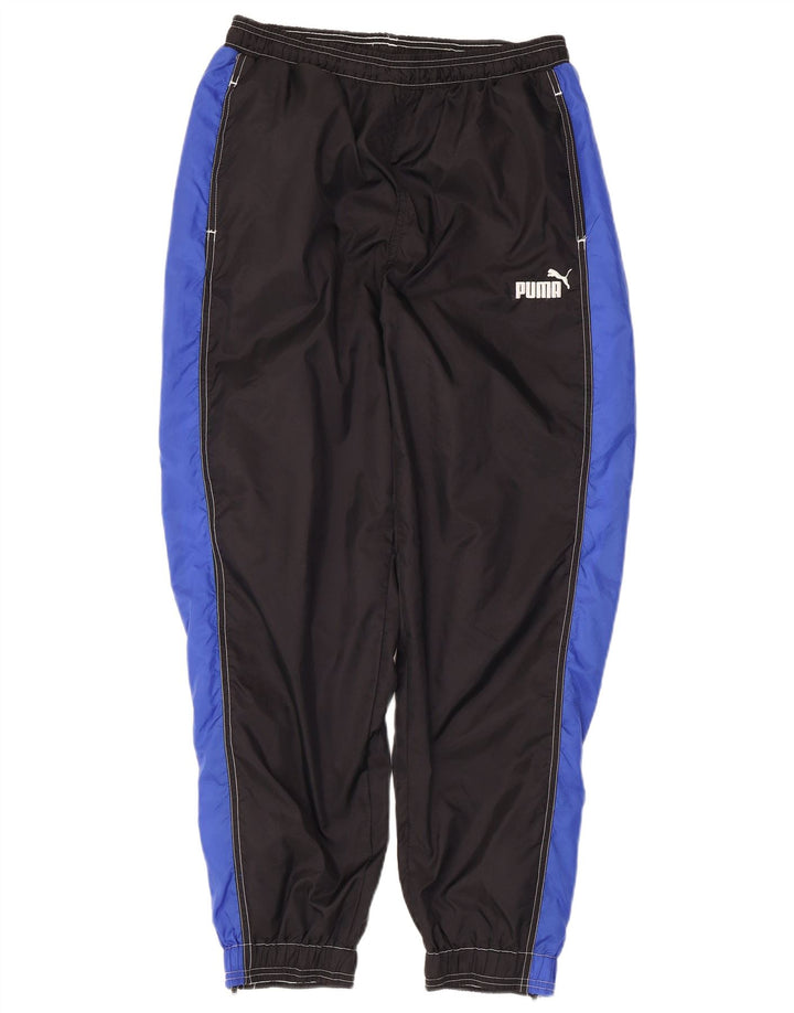 Puma Pantalon de Survêtement Joggers Homme Noir Colorblock Polyamide