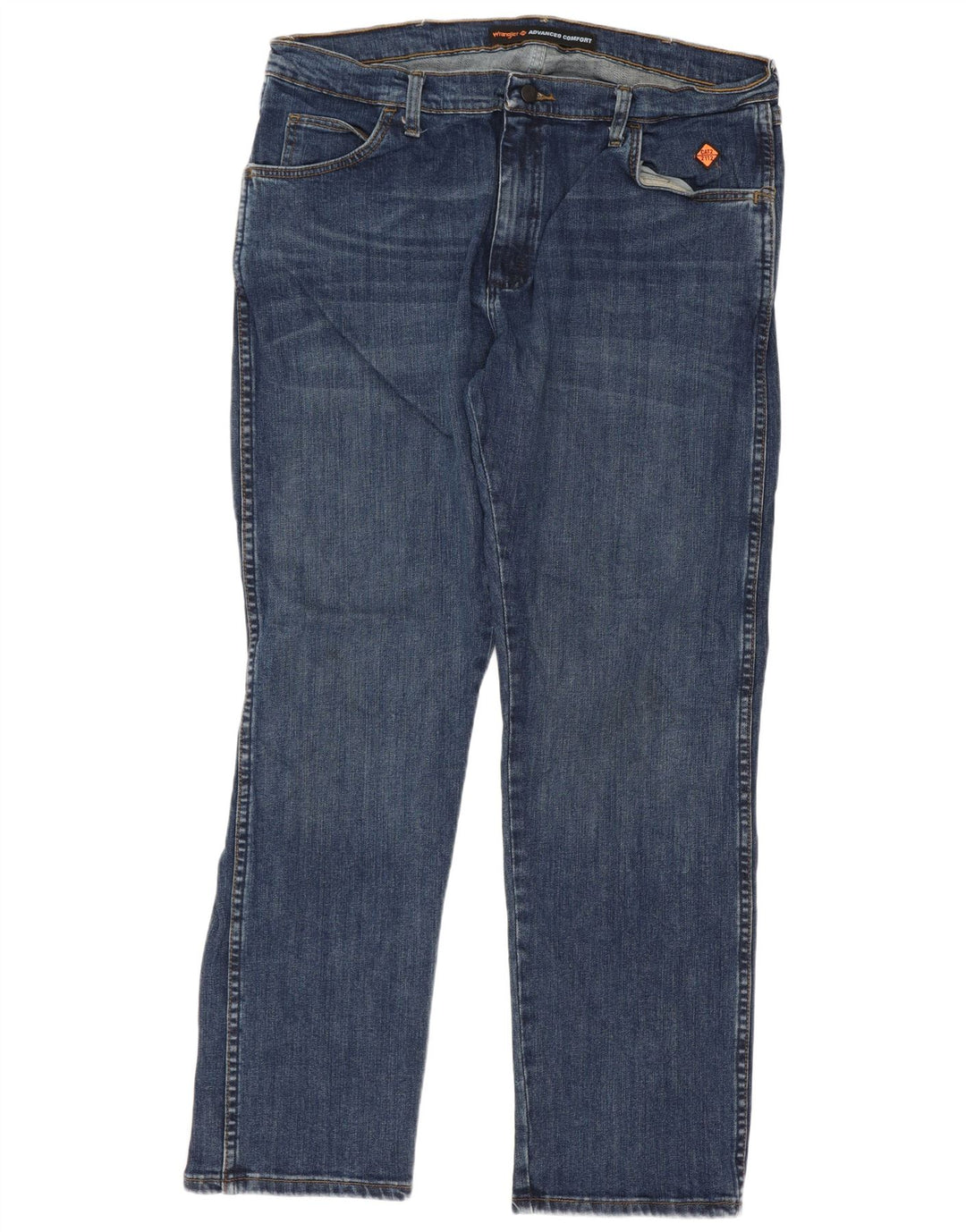Wrangler Jean droit homme W38 L30 bleu coton