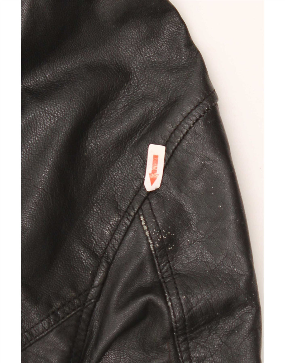 Only & Sons Veste de motard en cuir pour homme UK 40 Large Noir