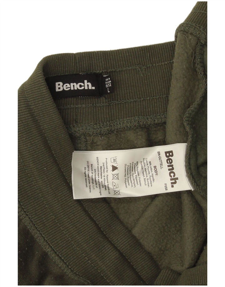Bench Pantalon de Survêtement Graphique pour Homme Joggers Large Vert Colorblock