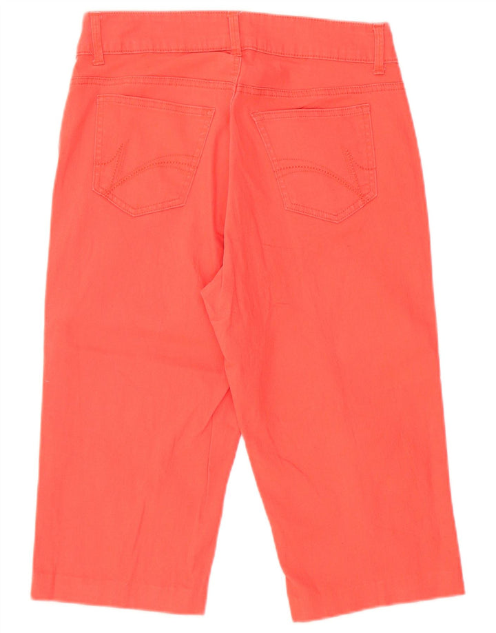 LEE Short décontracté pour femme US 8 Medium W30 Orange Coton