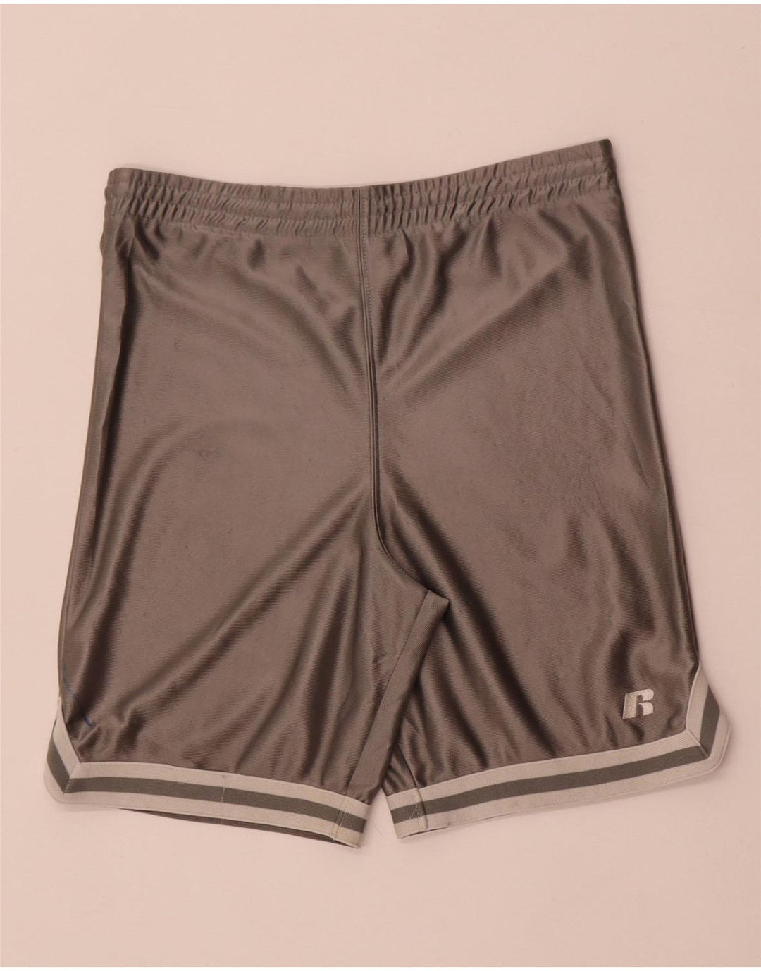 Russell Athletic Short de sport pour homme Petit gris Polyester