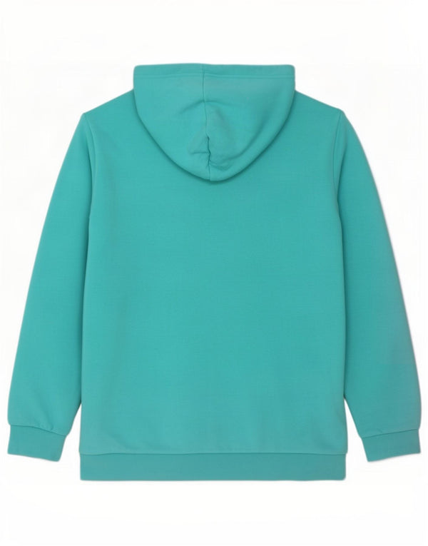 Adidas Pull à capuche pour homme XL en coton turquoise