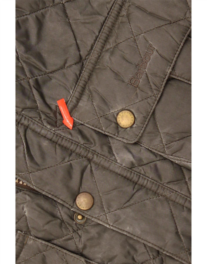 Barbour Veste matelassée pour garçons 12-13 ans XL Kaki Polyamide