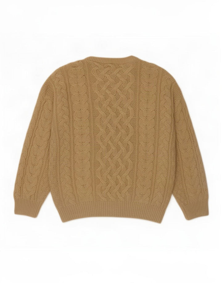 St. Bernard Pull Col Ras Du Cou Acrylique Beige Moyen Homme