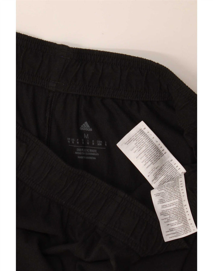 Adidas Short de sport graphique pour homme en coton noir moyen