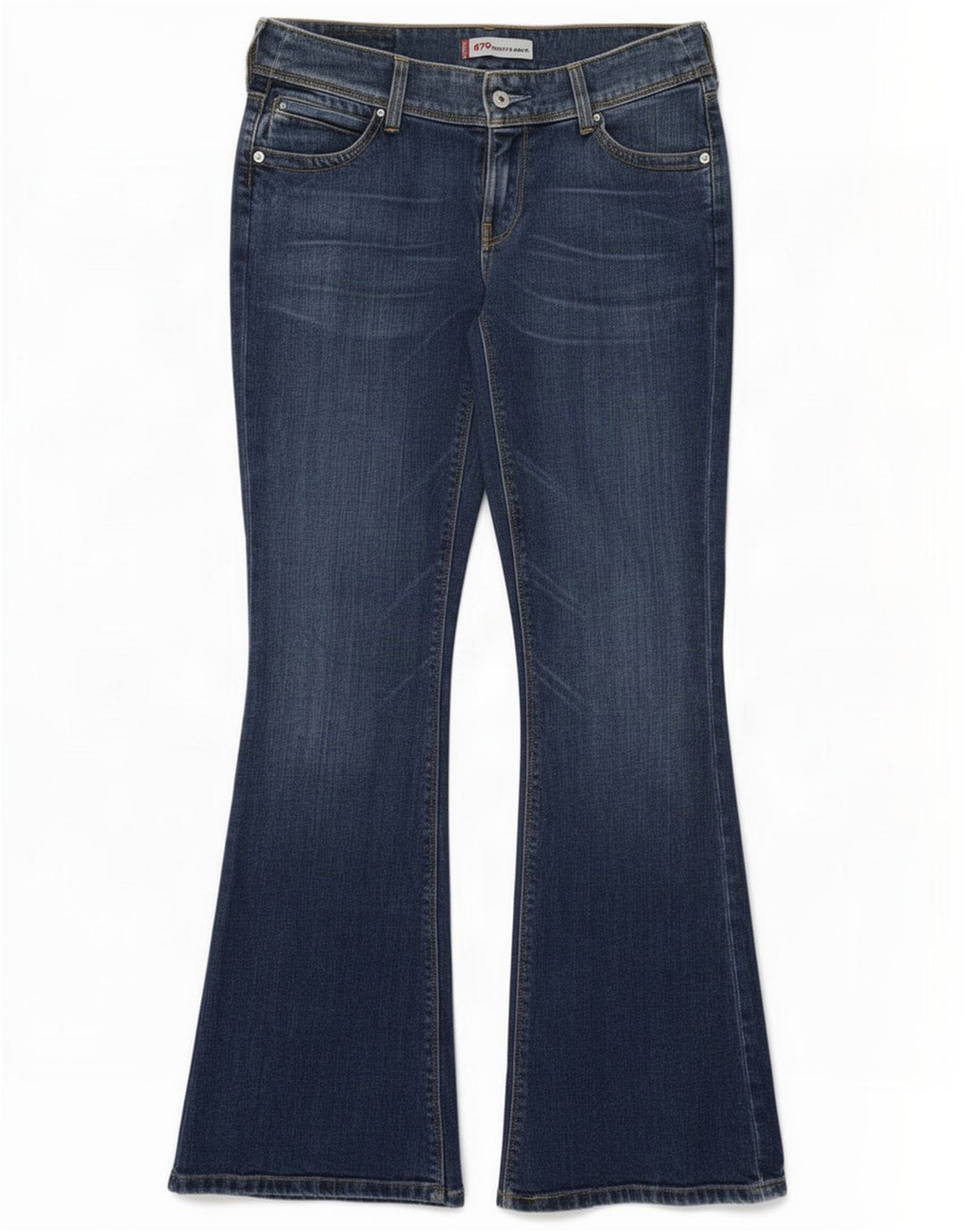 Levi's Jean évasé 479 Booty Femme W30 L32 Bleu Coton