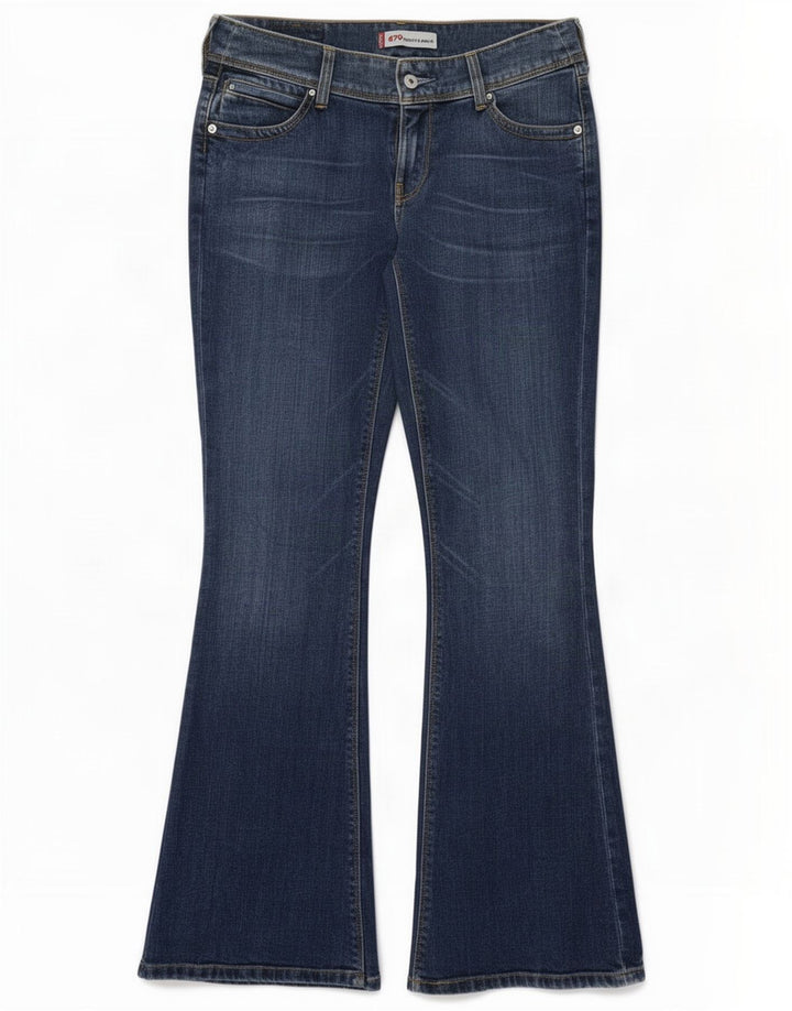 Levi's Jean évasé 479 Booty Femme W30 L32 Bleu Coton