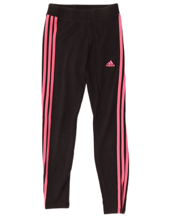Adidas Legging Fille 11-12 ans Noir Coton
