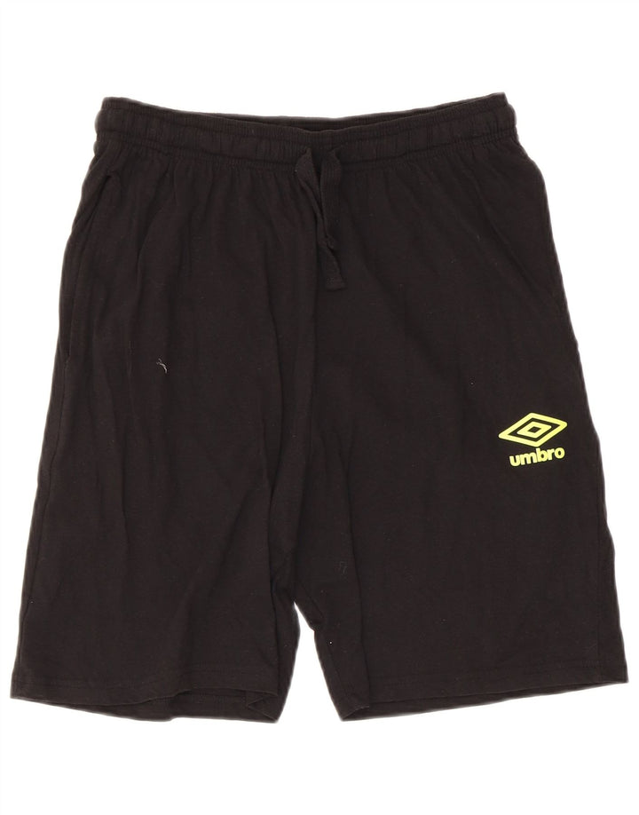 Umbro Short de Sport Graphic Regular Homme Noir Moyen Coton