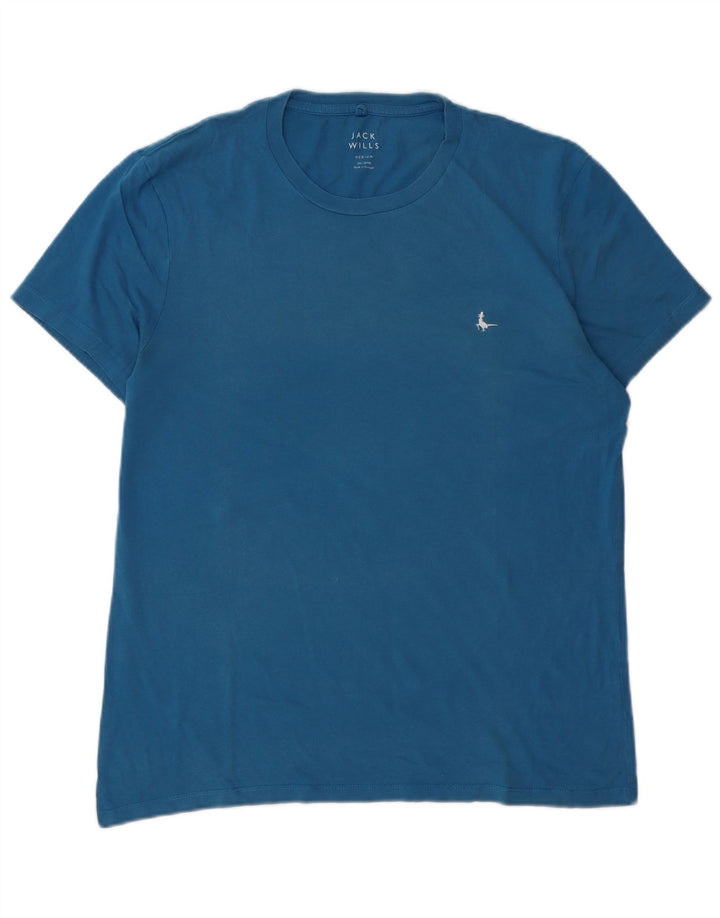 Jack Wills T-Shirt Homme Bleu Moyen Coton