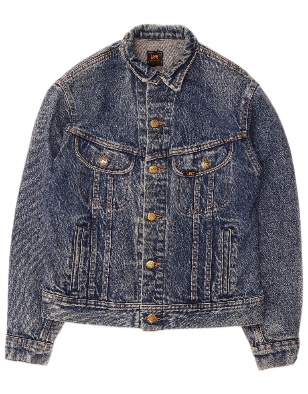 LEE Veste en jean pour homme UK 36 Petit Bleu