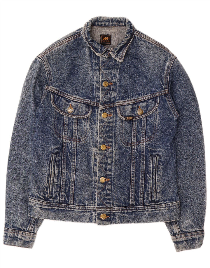 LEE Veste en jean pour homme UK 36 Petit Bleu