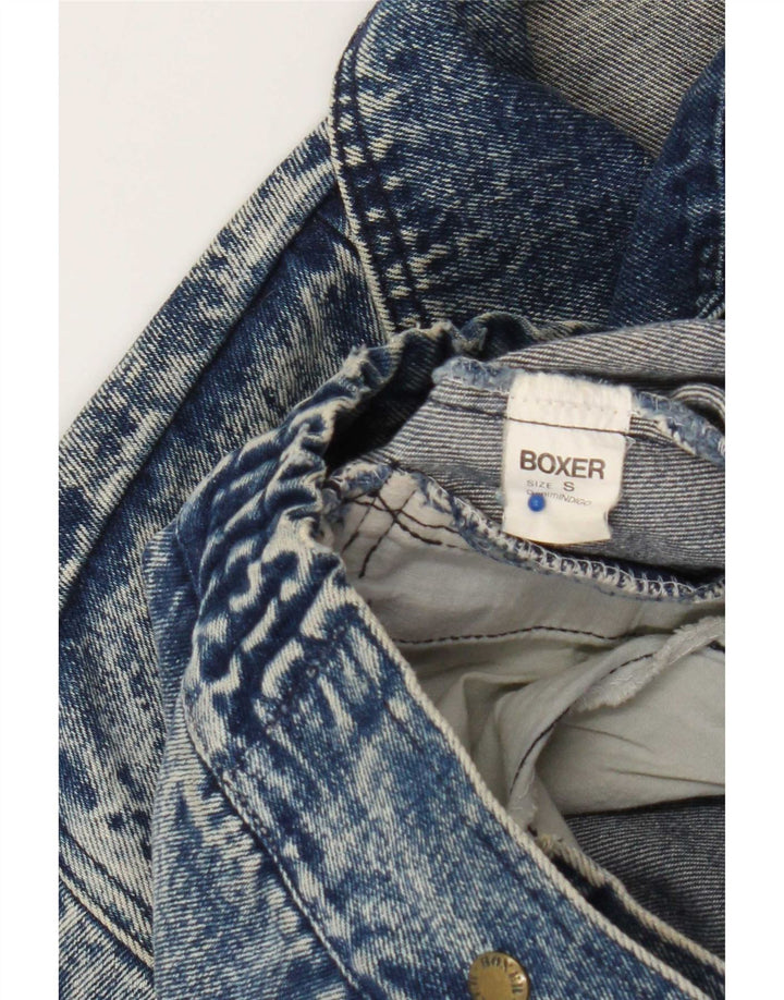 Boxer Homme Veste en Jean UK 36 Petit Bleu Coton