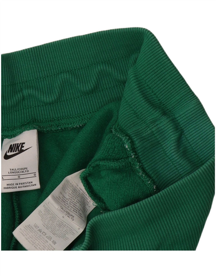 Nike Pantalon de survêtement pour homme en coton vert Taille L