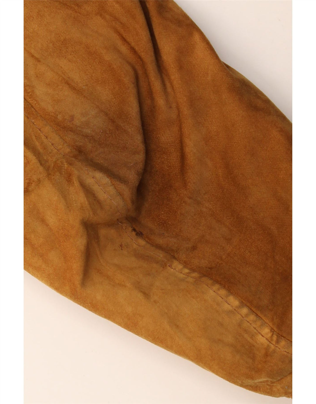 VINTAGE Veste bomber en daim pour homme UK 38 Beige moyen