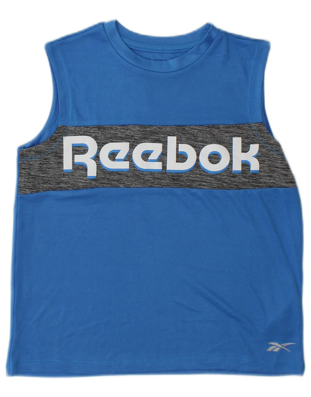 Reebok Débardeur Graphique Garçon 10-11 ans Bleu Colorblock Polyester