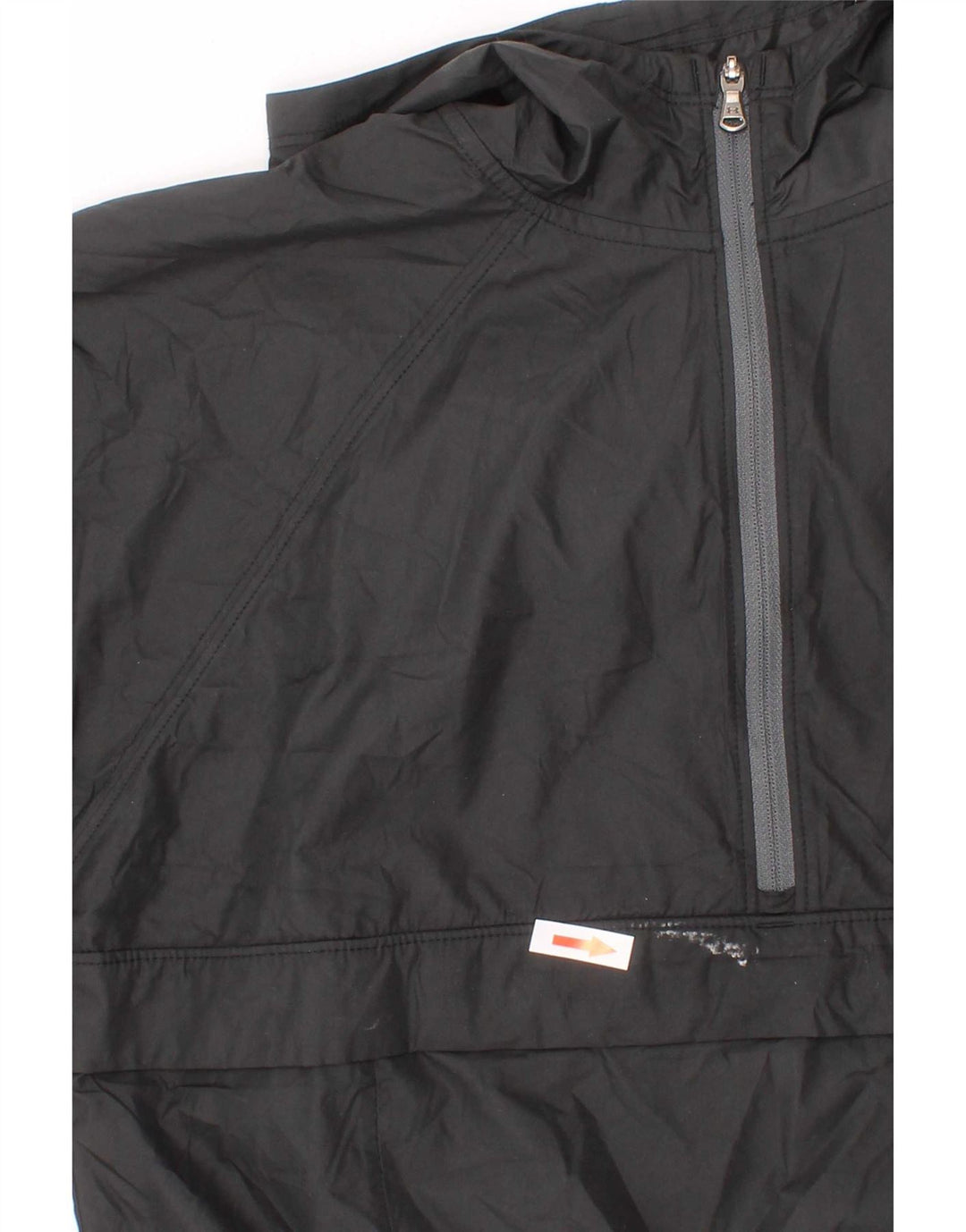 Under Armour Veste de Pluie Anorak à Capuche Garçon 7-8 Ans Petit Noir Polyester