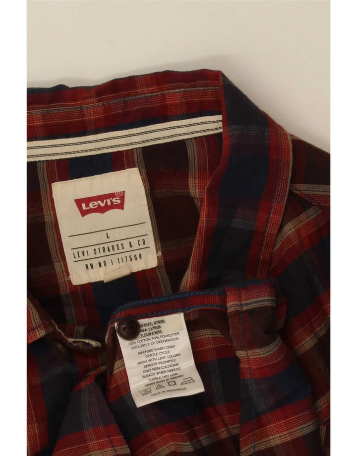 Levi's Chemise Large Carreaux Multicolore Coton Homme